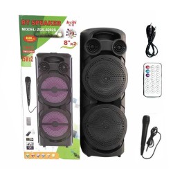 Sing-e Portable Wireless Speaker ZQS8202s with Mic and Remote Control Black Sing-e Portable Wireless Speaker ZQS8202s with Mic and Remote Control Black